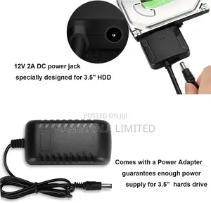Powered SATA USB 3.0 Adapter 2.5/3.5 SSD/HDD OTG Type-C Power Adapter