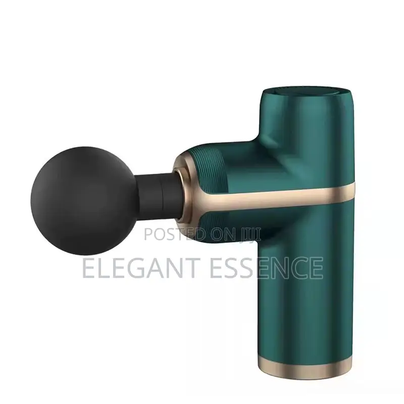 Handheld Fascia Massage Gun Portable With 4 Massage Heads 6 Speeds
