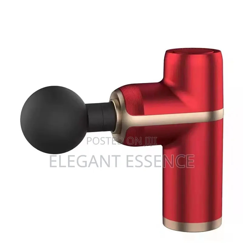 Handheld Fascia Massage Gun Portable With 4 Massage Heads 6 Speeds