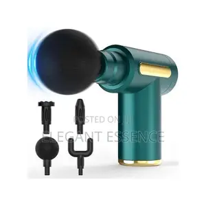 Handheld Fascia Massage Gun Portable With 4 Massage Heads 6 Speeds