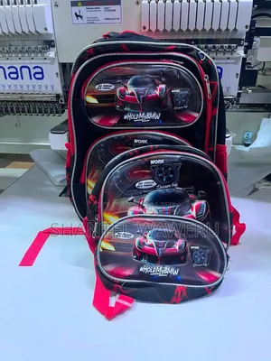 School Bag BMW Label Black