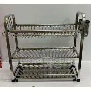 Heavy-Duty and Durable Aluminum Construction Dish Drainer
