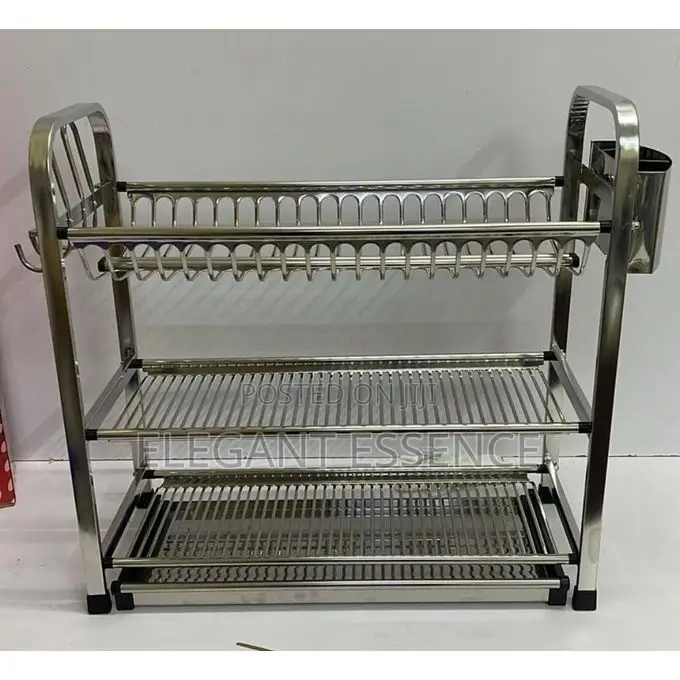 Heavy-Duty and Durable Aluminum Construction Dish Drainer