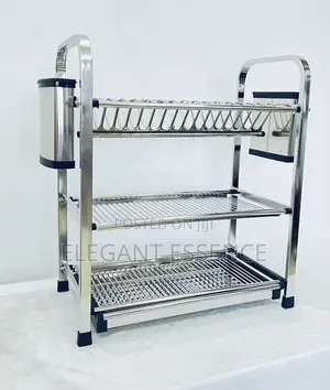 Heavy-Duty and Durable Aluminum Construction Dish Drainer