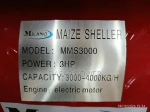 Milano Italia Maize Sheller (Model: MMS3000EM).