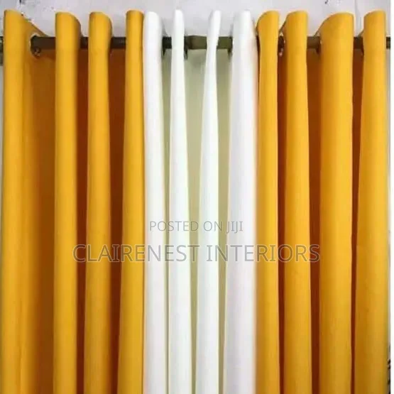 Add Comfort, Beauty and Style With Soft Plain Window Curtains