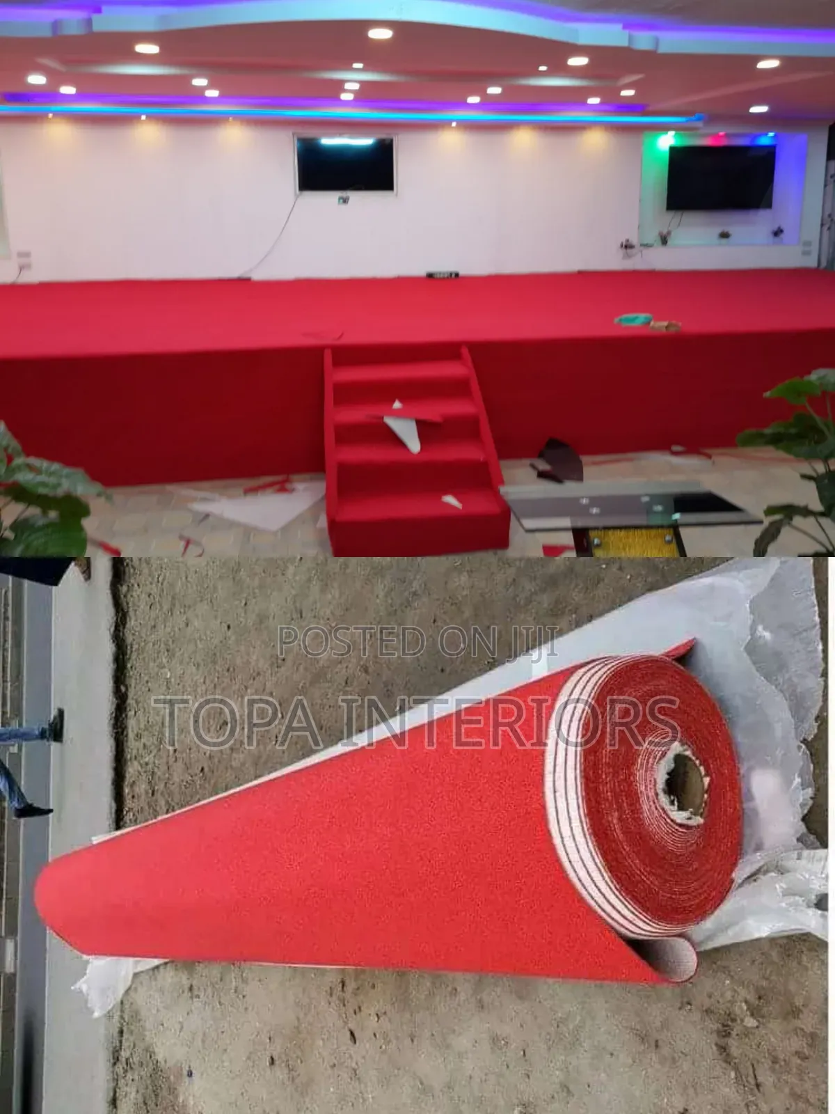 Red Church Floor Carpets for Sale in Nairobi Kenya