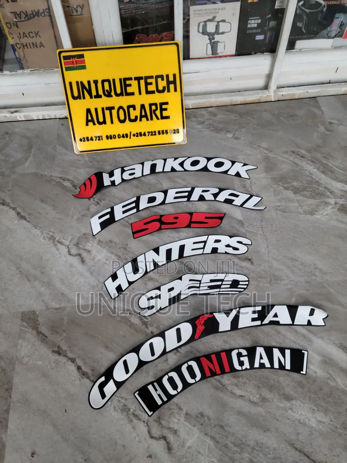 8PCS Car Wheel/ Tyre Sticker Set