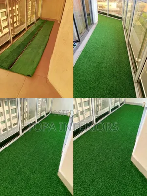 Deck and Balcony Green Artificial Grass Carpets