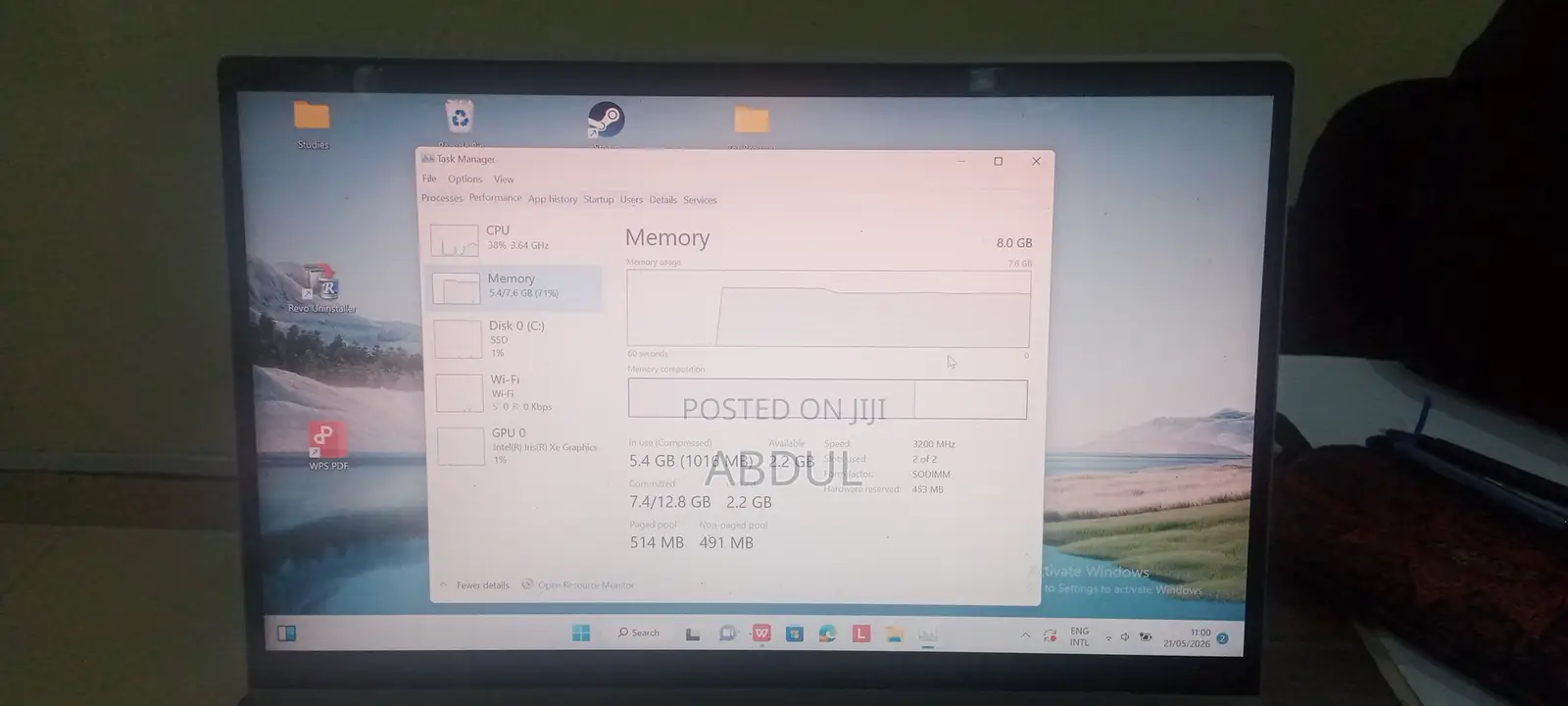 Laptop Lenovo Flex 5 8GB Intel Core i7 SSD 512GB