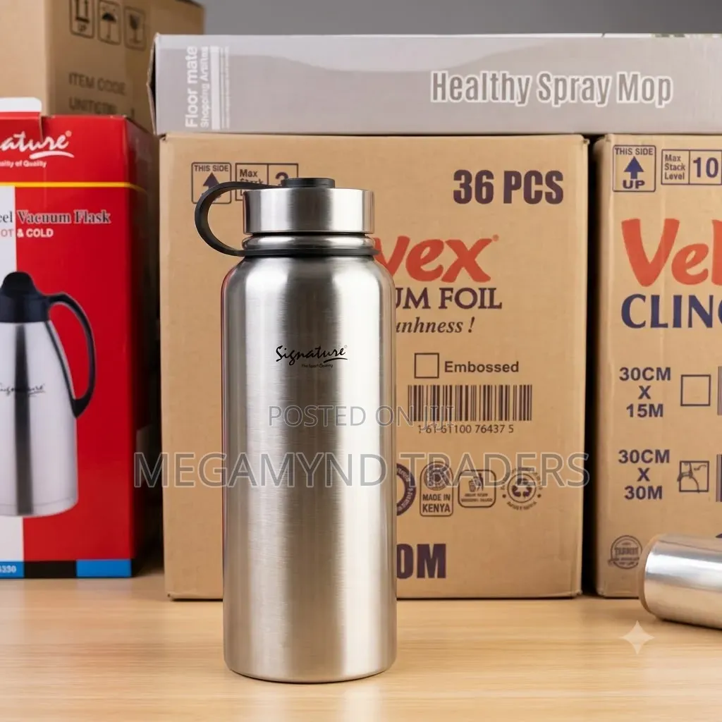 Signature Vacuum Flask 1000ml /Stainless Steel Flask 1 LTR