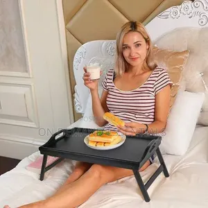 Breakfast in Bed Foldable Bamboo Tray