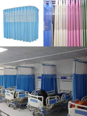 Premium Mesh Top Hospital Ward Partitioning Privacy Curtains