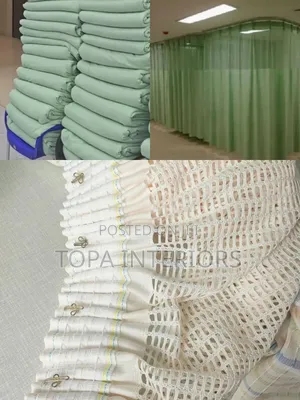 Premium Mesh Top Hospital Ward Partitioning Privacy Curtains