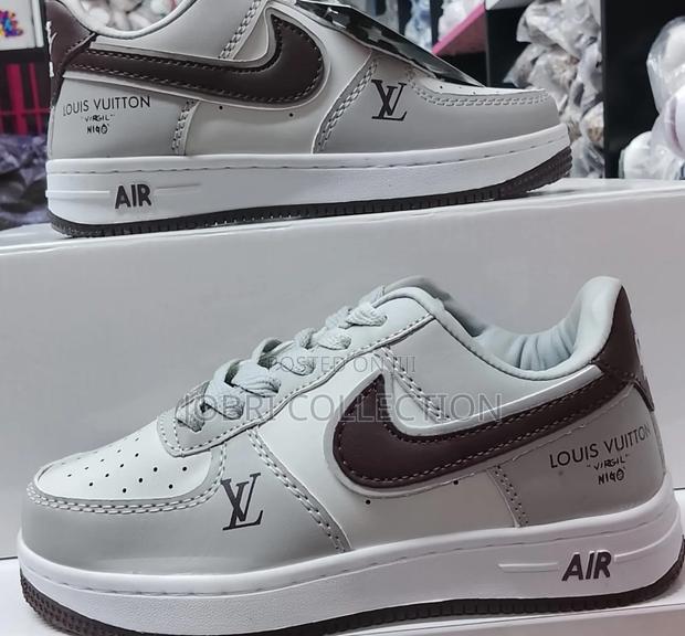 Kids Nike Airforce One Louis Vuitton Sneakers