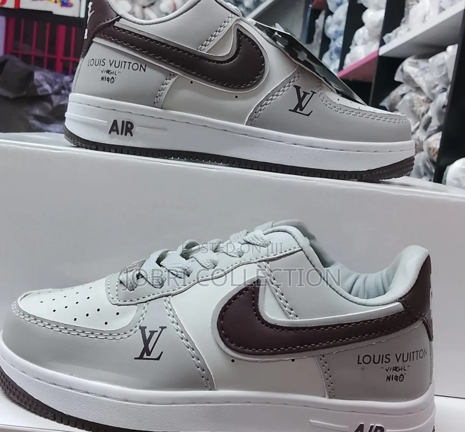 Kids Nike Airforce One Louis Vuitton Sneakers