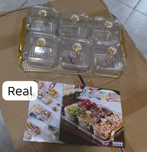 Acrylic Tray 40x25cm + 6pc 420ml Candy Boxes