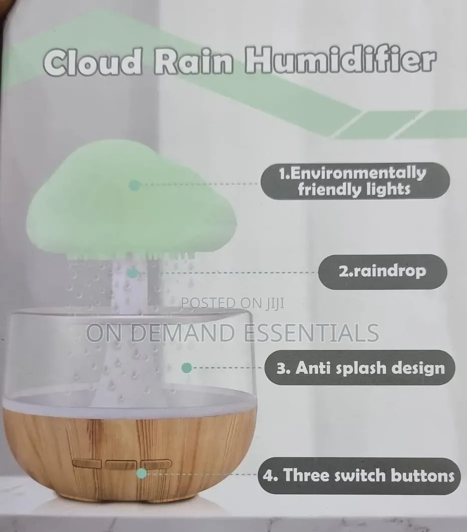 Sound of Rain Rechargeable CLOUD RAIN HUMIDIFIER