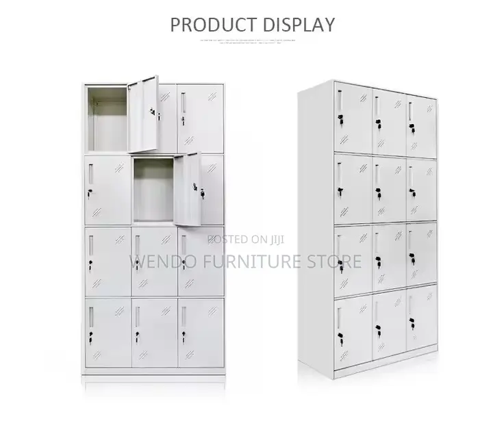 Office Cabinet; Modern Gray Office Lockable Docs Efficient Cabinet