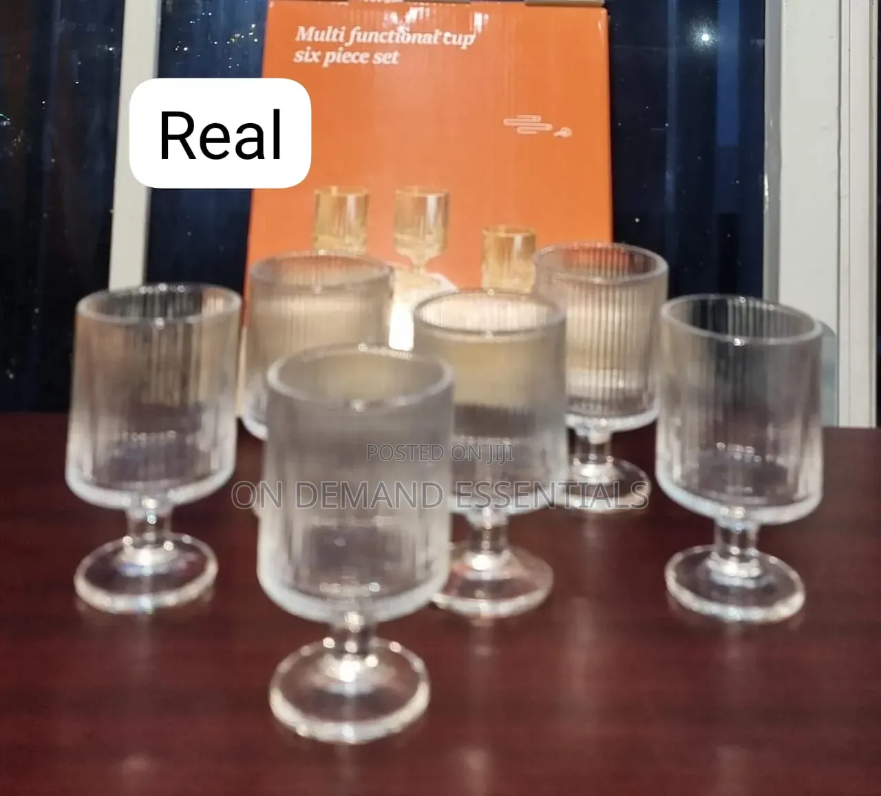 Multifunctional Cup 6pc Set of 180ml Glasses