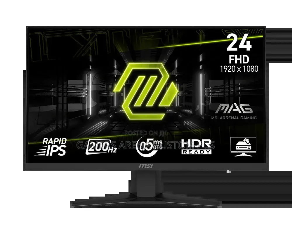 MSI MAG 244F 23.8" Full HD HDR 200 Hz Gaming Monitor