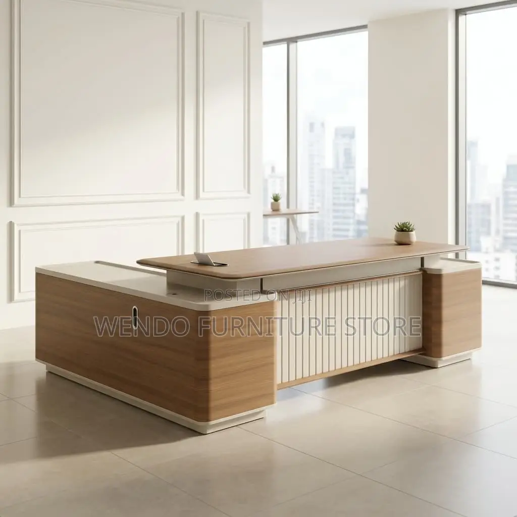 Office Desk; 2.4 Meters Executive Professional Modern Office Desk