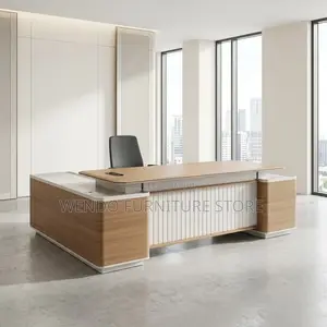 Office Desk; 2.4 Meters Executive Professional Modern Office Desk