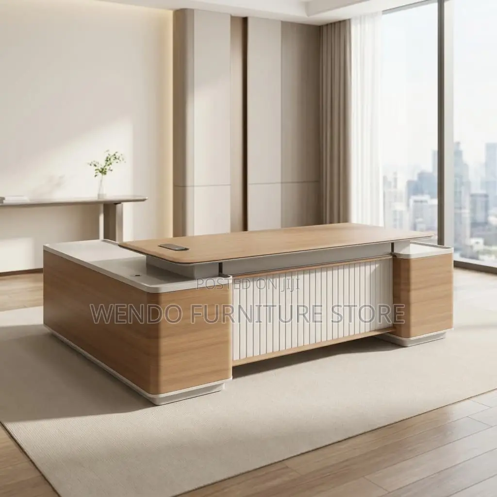 Office Desk; 2.4 Meters Executive Professional Modern Office Desk