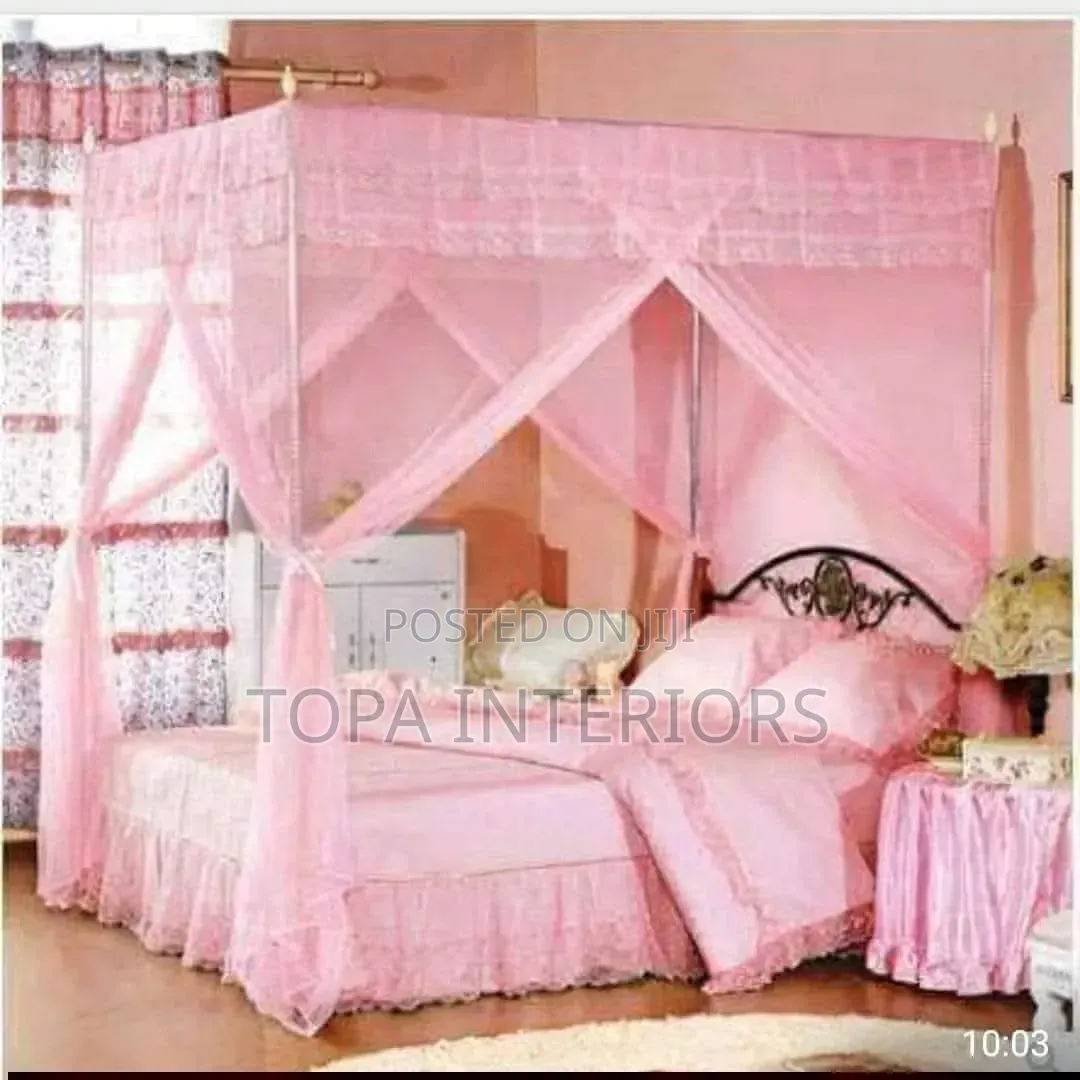 Premium Bednet 5x6 4 Stand Mosquito Net