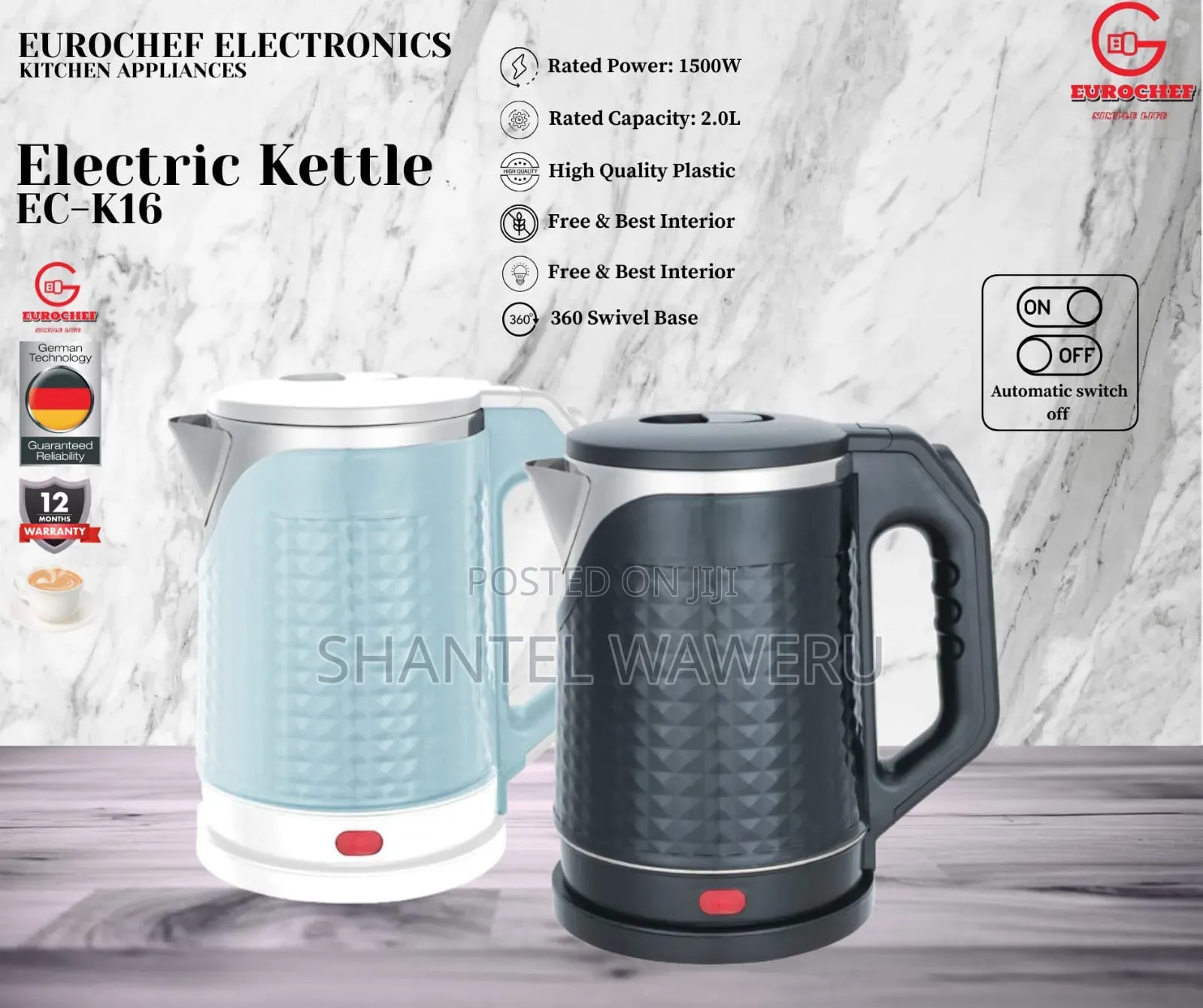  
2.3ltrs Electric Kettle 
 at KSH 900