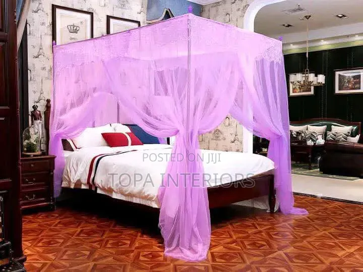 Square 4 Corner Pole Bednet Mesh Mosquito Nets