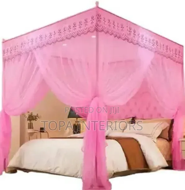Square 4 Corner Pole Bednet Mesh Mosquito Nets
