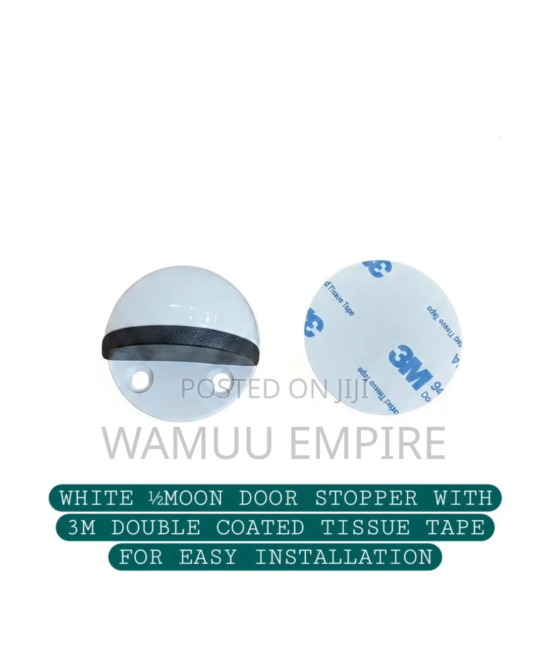 Half-Moon (Half-Dome) Floor-Mounted Door Stoppers