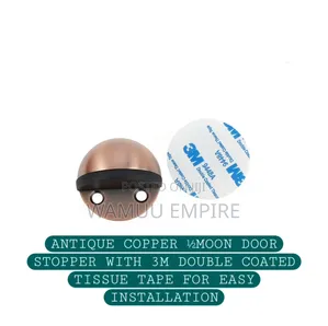 Half-Moon (Half-Dome) Floor-Mounted Door Stoppers