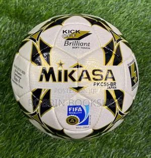 Mikasa PKC55BR FIFA Approved Football – Size 5 Match Ball