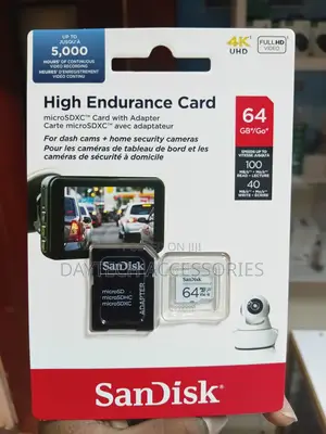 Sandisk High Endurance 100mbs Microsdxc - 64gb