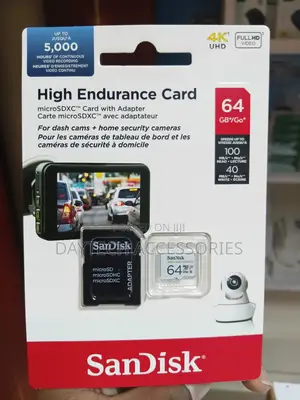 Sandisk High Endurance 100mbs Microsdxc - 64gb