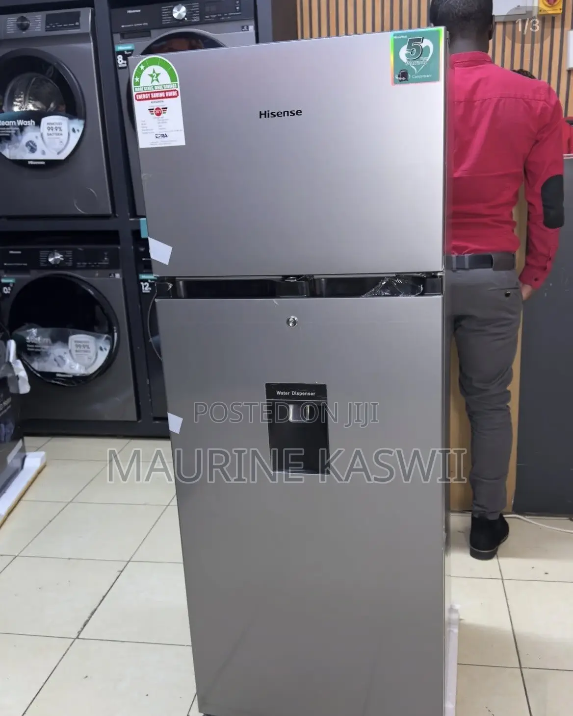 HISENSE 205l With Water Dispenser Refridgerator(REF203DR