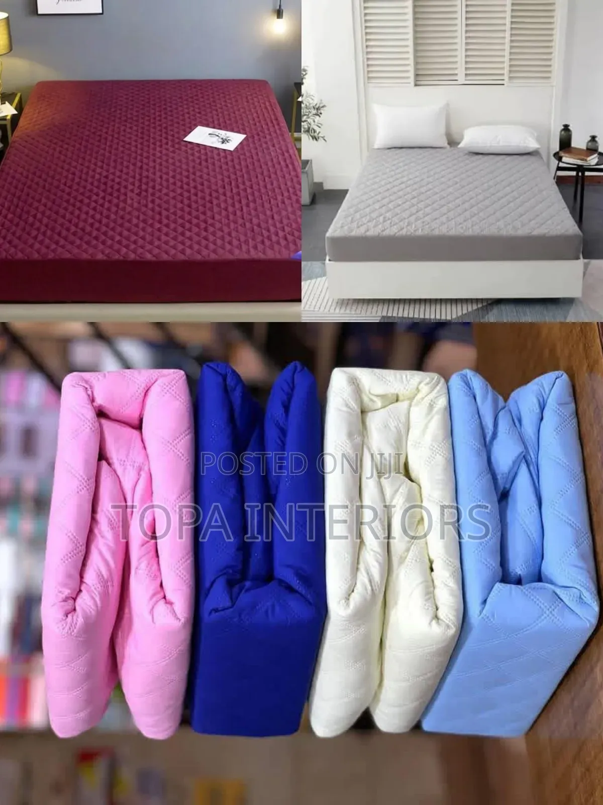 Noiseless Fitted Waterproof Mattress Covers