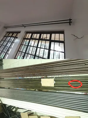 Premium Window Curtain Rods Powder Coated JUA KALI CURTAIN Poles