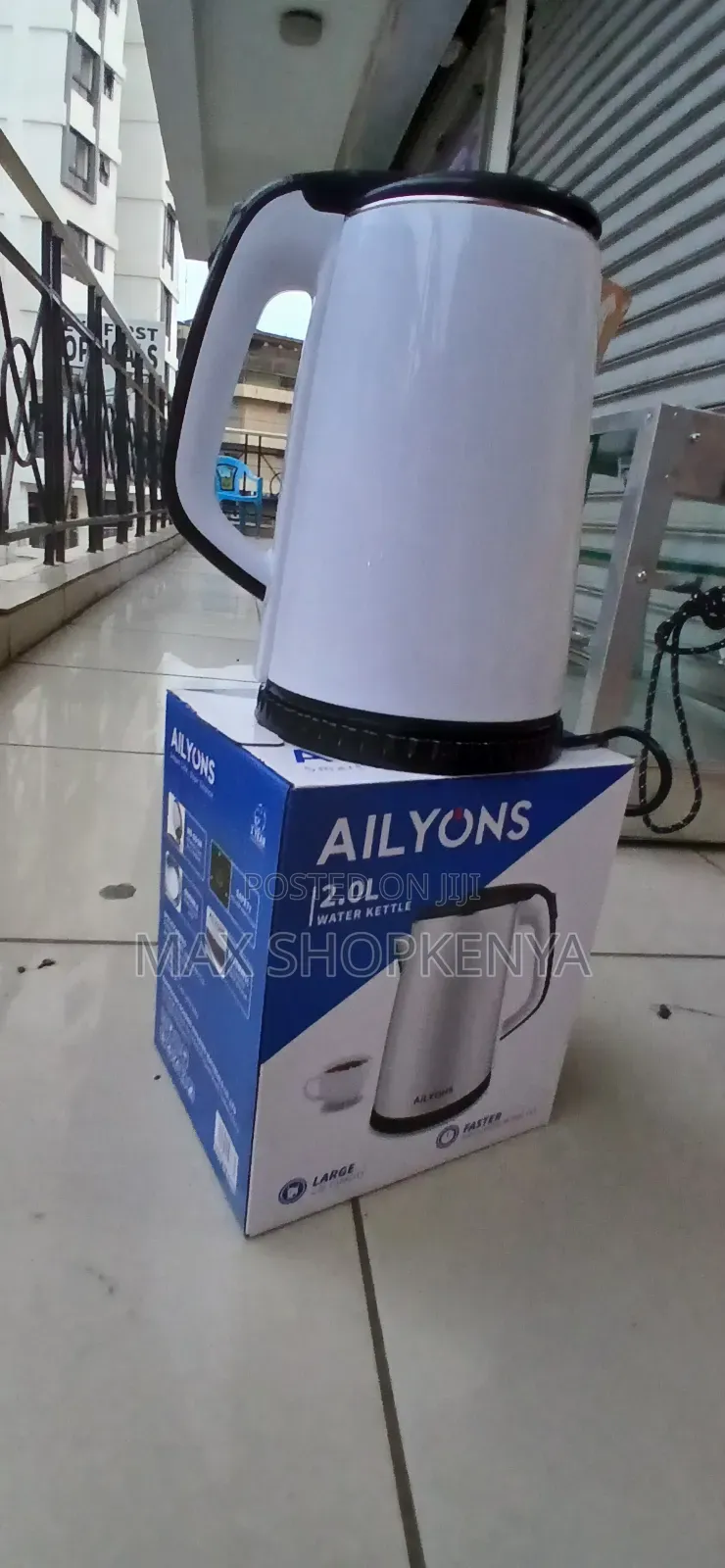 AILYONS 2L Plastic Electric Kettle – Fast Boiling