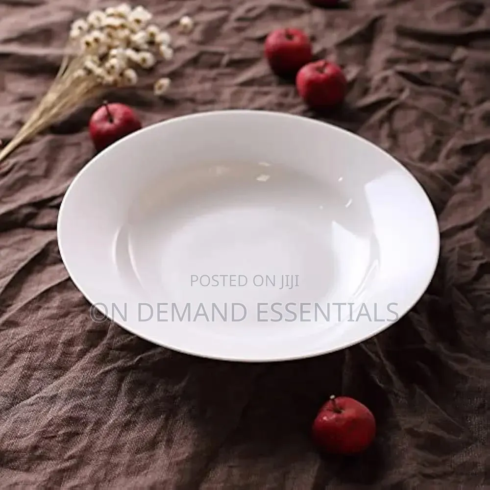 Ceramic Round Soup Plate Set of 6pcs