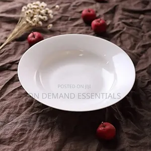 Ceramic Round Soup Plate Set of 6pcs