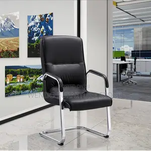 Office Chairs; High Back Leather Compressed Visitor Chairs
