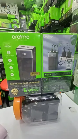 Oraimo PowerNova Q41 35W 40,000mAh Power Bank.