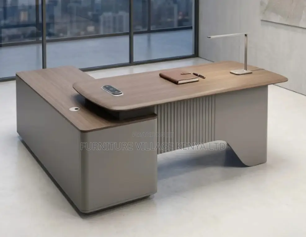 Office Desk; Executive L Shape 1.6 M Director's Office Desk