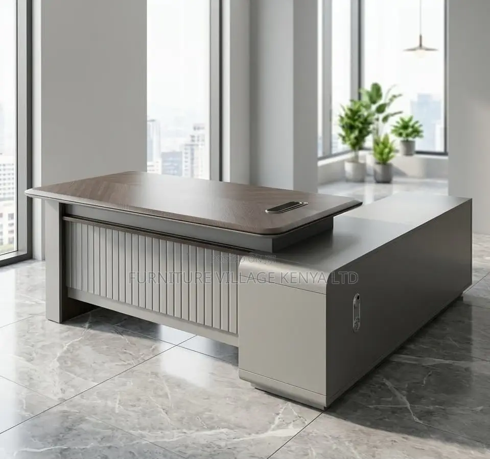 Office Desk; Executive L Shape 1.6 M Director's Office Desk