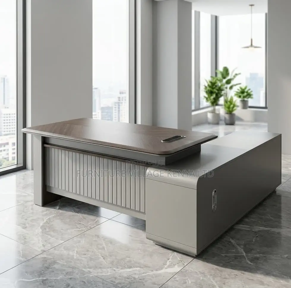Office Desk; Executive L Shape 1.6 M Director's Office Desk