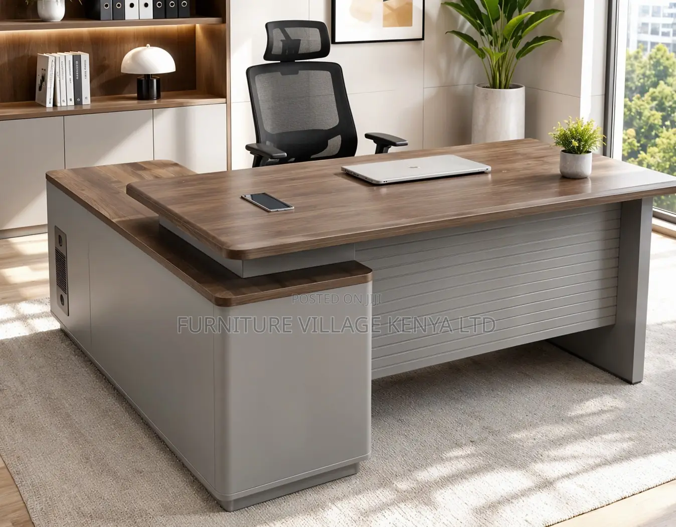 Office Desk; Executive L Shape 1.6 M Director's Office Desk
