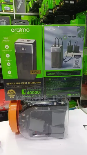 Oraimo PowerNova Q41 35W Ultra Fast Charging 40000mAh Power Bank